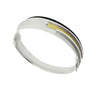 Audar armband met scharnier zilver, goud, diamant BA1916D
