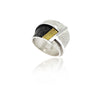 Audar ring zilver en goud R1905