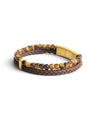 Gemini armband Double Brown O32-XXL