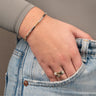 Jeh Jewels armband wit en oxy en goldfilled 17710