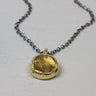 Jeh Jewels collier verguld met rutielkwarts 20809