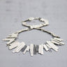 Jeh Jewels collier zilver wit en geoxideerd 19178