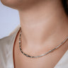 Jeh collier buisjes balletjs zilver 21312