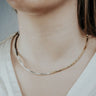 Jeh collier drie om drie goldfilled,zilver,oxy 21067