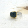 Margoni ring Groene Amethist WAG2133 Zilver/ Goud