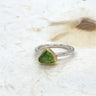 Margoni ring Peridot zilver met 750/- WAG2136 Zilver/ Goud