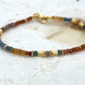 Stones in Style armband citrien, kyaniet, granaat B-23-13688 go