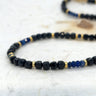 Stones in Style collier donker saffier N-23-30266 go