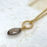 Stones in Style collier met rookquartz hanger N-24-93550 go