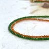 Stones in Style edelsteen collier 2 rijen N-23-22532 go Groen