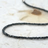 Stones in Style edelsteen collier spinell fijn N-15-1300 Donker Grijs