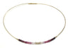 Stones in Style edelsteen draadcollier Robijn pare N-22-44264 go Rood