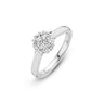 Witgouden rozetring 657030021