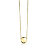 Zinzi collier verguld met rond plaatje ZIC2345G