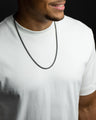 GEMINI collier Dux Black vossenstaart schakel NNF2
