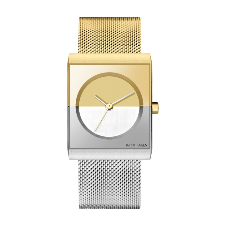 Jacob Jensen bicolor Classic horloge 526 Mignon Juwelier Goudsmeden