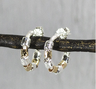 Jeh Jewels creool zilver en goldfilled 19826