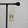 Jeh Jewels doortrek oorhanger zilver verguld 20519