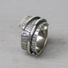 Jeh Jewels ring zilver met textuur 17161