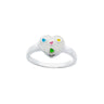 Lilly kindersieraden ring Multicolor hart 111.6077