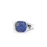 Rebel & Rose ring Square Lapis lazuli RR-RG039-S Blauw
