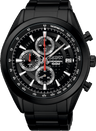 Seiko chronograaf herenhorloge SSB179P1 Zwart