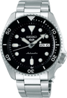 Seiko staal automaat herenhorloge SRPD55K1 Zilverkleurig