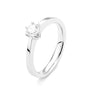 Solitaire ring witgoud met 6-pootchaton R1104123