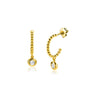 Zinzi Gold steekcreool bolletjes ZGO320