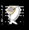 Zinzi ring geel verguld met zirkonia ZIR1058Y