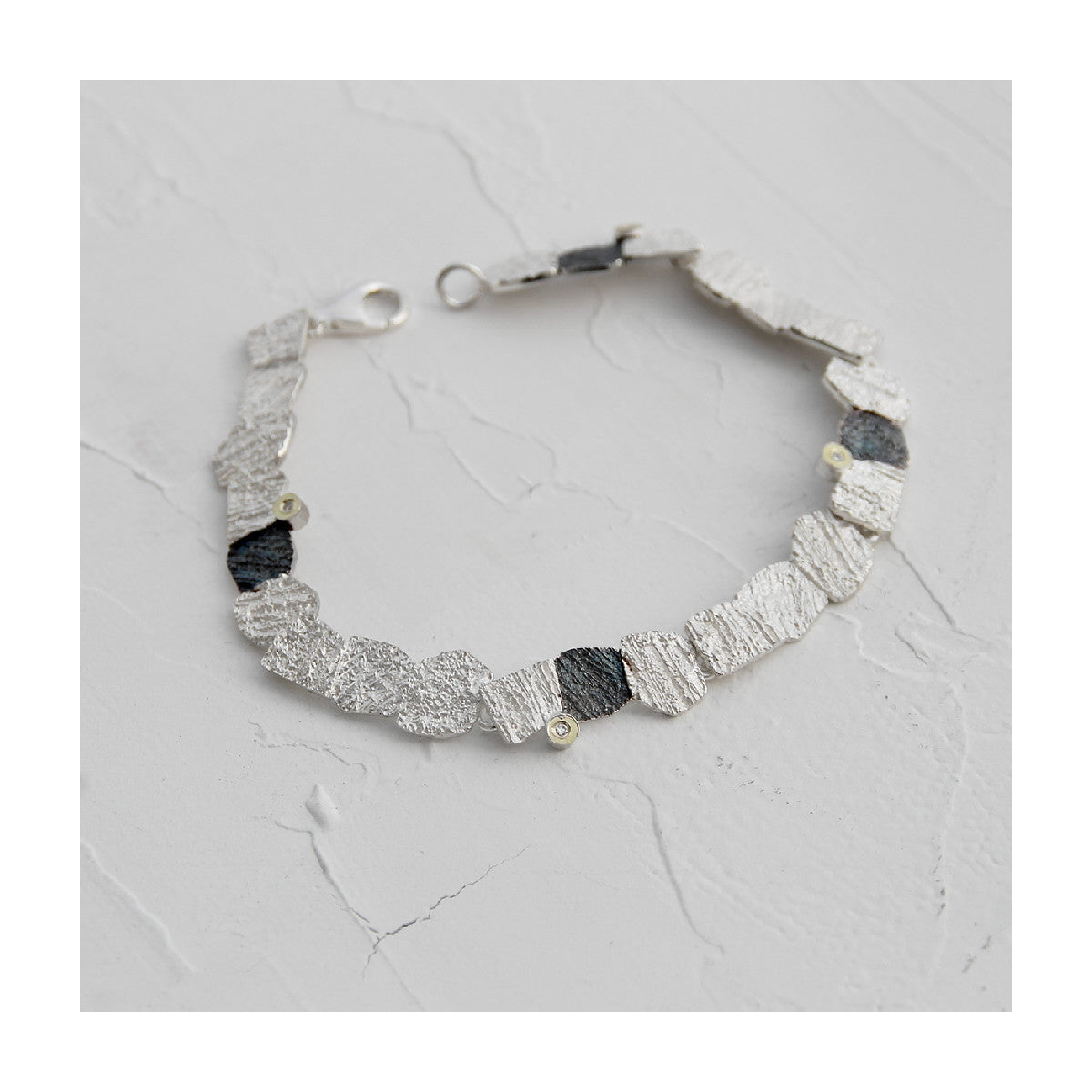 AudararmbandzilvergoudendiamantB3526D__1