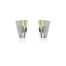 Audar oorstekers met clips in zilver, goud en diam E1914