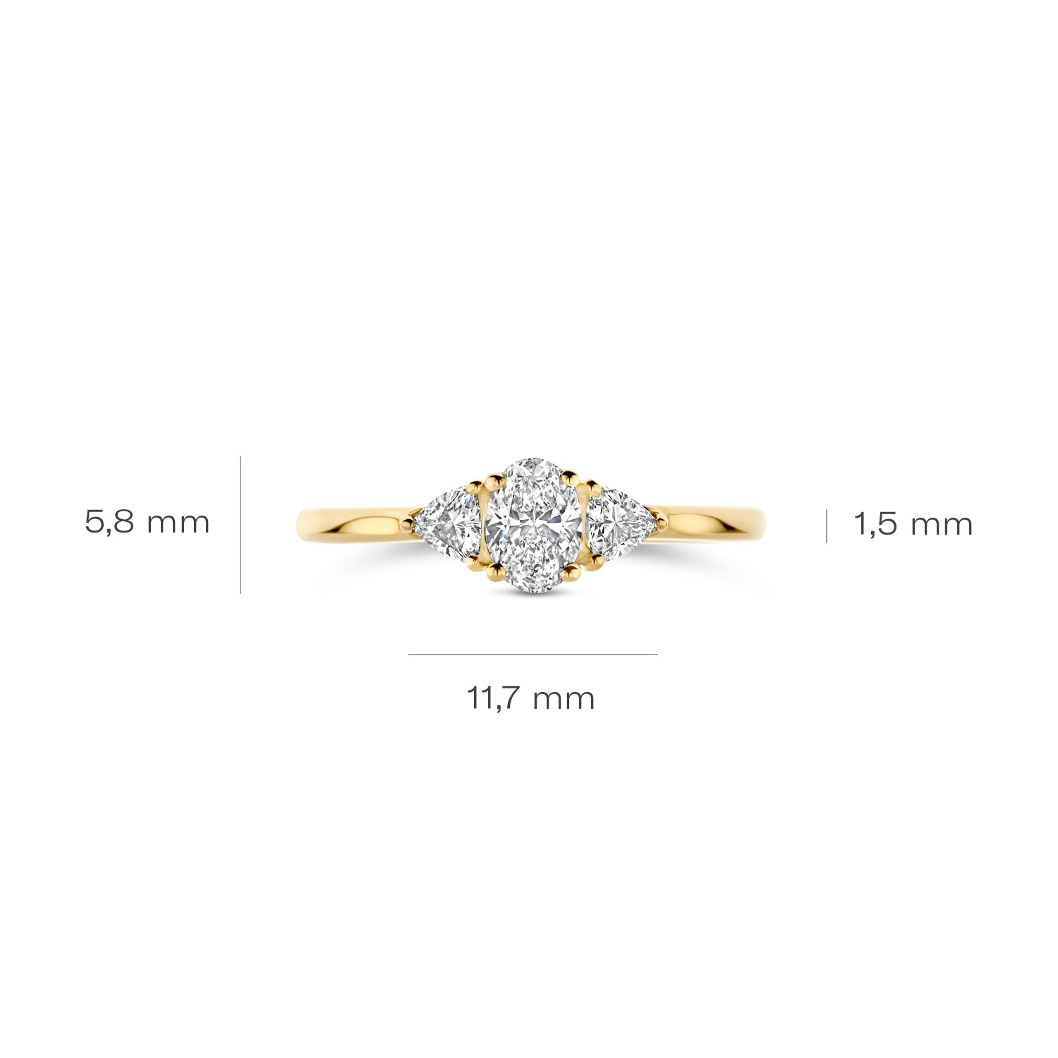 BlushLabDiamondsringovaal_triangelslijpvormLG1039Ygeelgoud__3