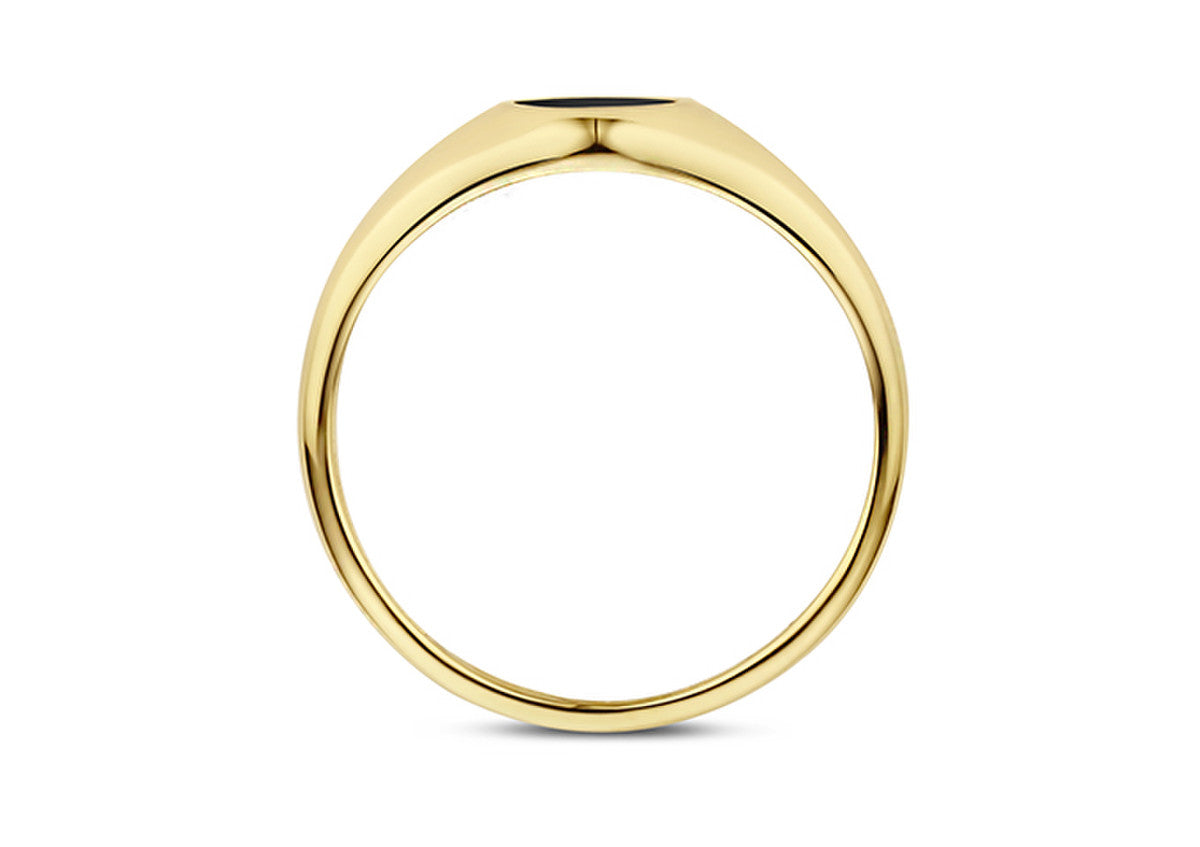 BlushRing1219YON-GeelGoudmetZwarteOnyx(14Krt)1219YON__3
