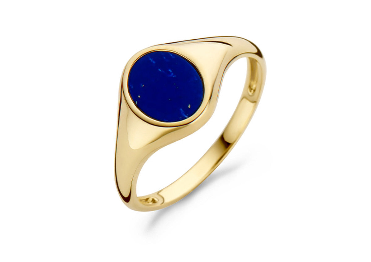 BlushZegelring1214YLA-GeelGoudmet(14Krt)metLapis1214YLAX__1