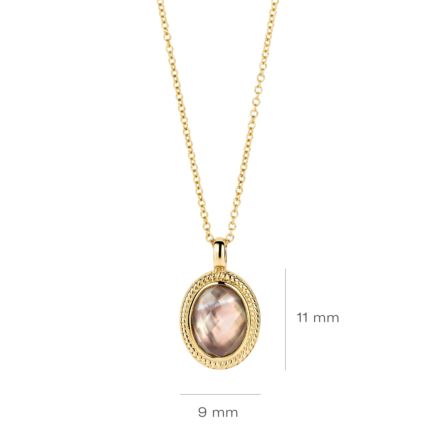Blushcolliermetbruineparelmoerhanger3169YBQ__3