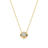 Geelgouden collier met hanger  Lab Grown 40.32002  U1025