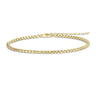 Gisser Jewels armband bolle venetiaan schakel BC014 Geel Goud Verguld Zilver