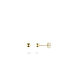 Gisser Jewels oorknop bolletje verguld 3mm BO3Y