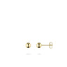 Gisser Jewels oorknop bolletje verguld  BO4Y