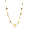 Gouden collier bollen 40.31342  U395