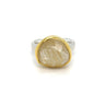 Margoni ring Rutielkwarts zilver met 750/- WAG2126 Zilver/ Goud