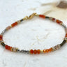 Stones in Style armband carneool,pyriet,zirkoon B-22-13032