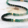 Stones in Style collier smaragd AA dik unikaat N-22-14258 go