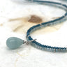 Stones in Style collier zilverapatiet, london blue N-22-22512