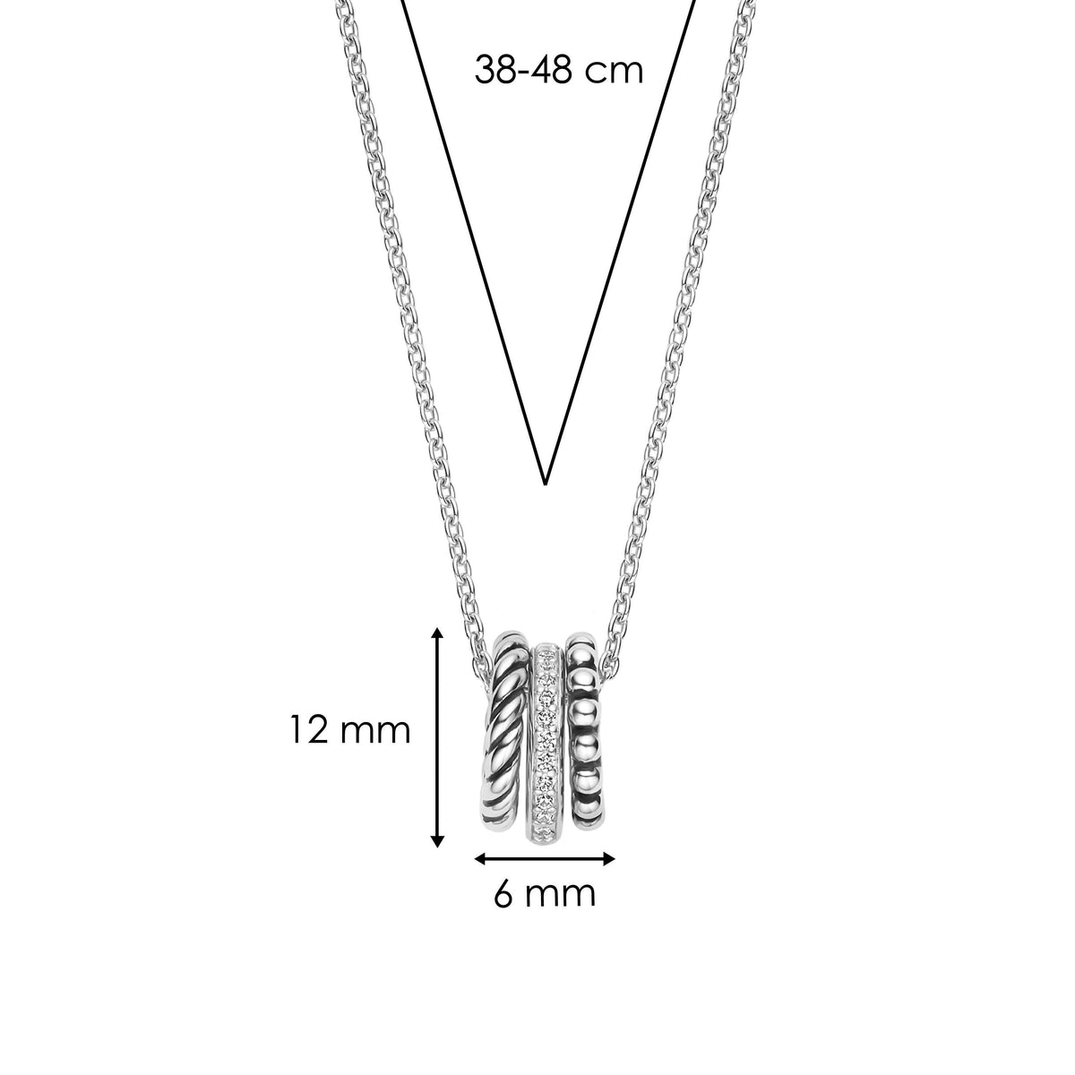 TiSentocollier3ringetjes34058ZI__5
