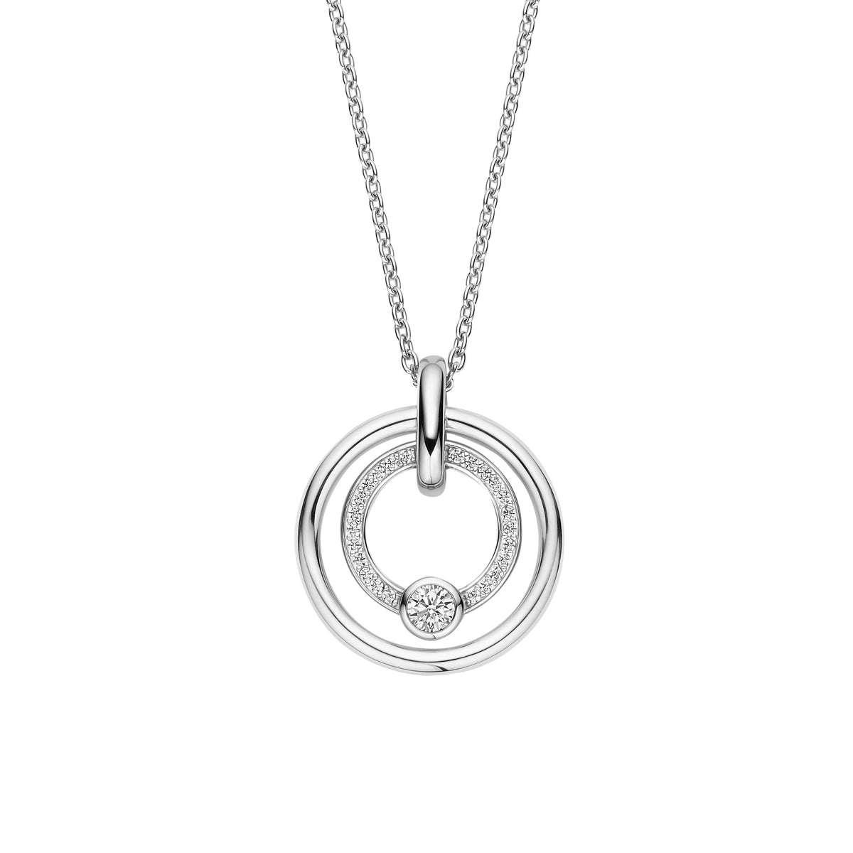 TiSentocollierzirconia34056ZI_42Zilver__1