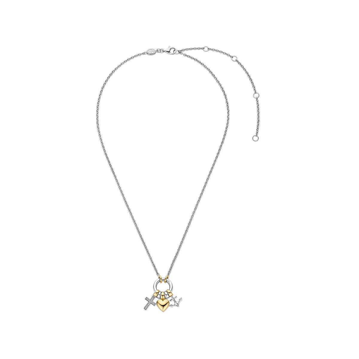 TiSentoverguldcollier34115ZY_42Zilvergeelverguld__3