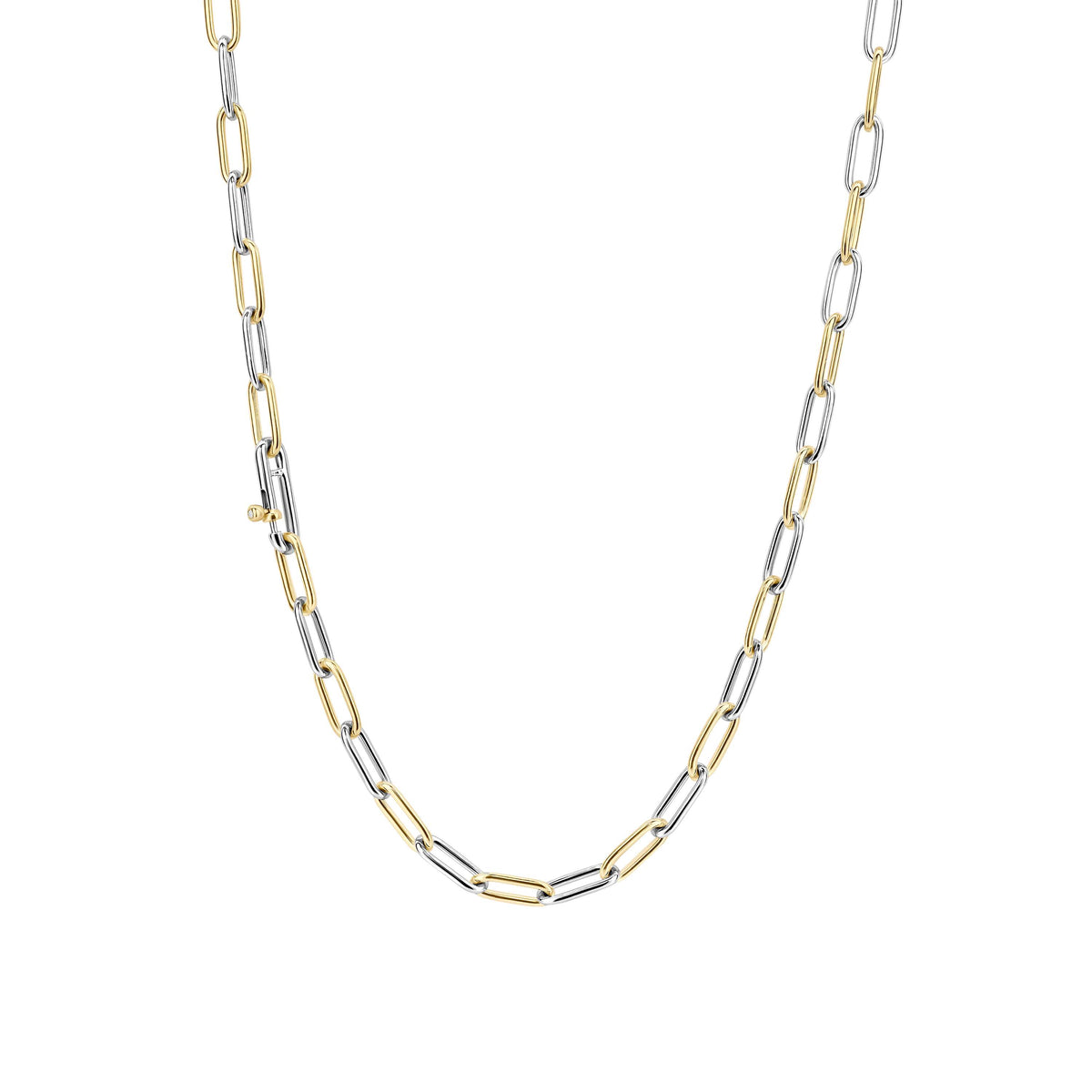 TiSentoverguldcollier3947BI_48Zilvergeelverguld__1