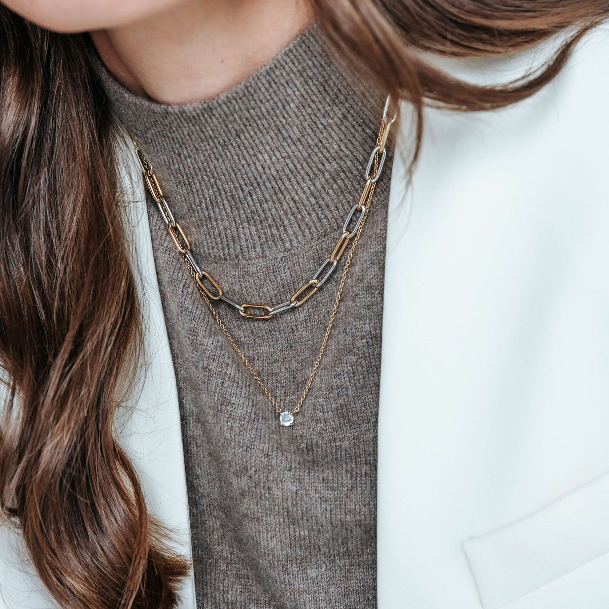 TiSentoverguldcollier3947BI_48Zilvergeelverguld__5